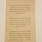 Helsinki Kalatajatorppa, ruokalista Eesti Unkari ministeri-i - pikkukuva 2