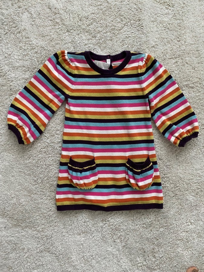 H&M: syksyinen neulemekko, koko 80 cm, uudenv.