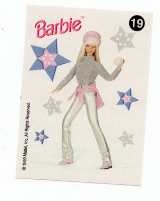 Purkkakuva BARBIE n:o 19 Purukumikuva