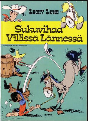 ååsek . LUCKY LUKE . Sukuvihaa villissä lännessä . 1978 . 1p