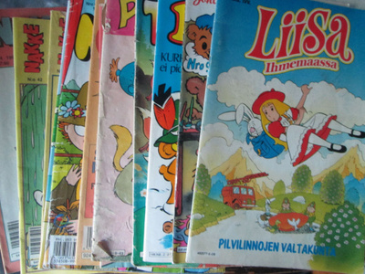 Nippu lasten sarjakuvalehtiä 1977-2002