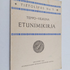 Kustaa Vilkuna ym. : Etunimikirja - pikkukuva 1