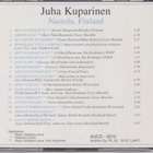 CD: Juha Kuparinen: Nastola, Finland - pikkukuva 2