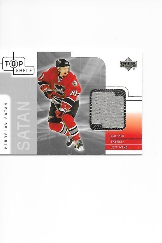 2002-03 UD Top Self Jersey #TJ-MS Miroslav Satan Paita