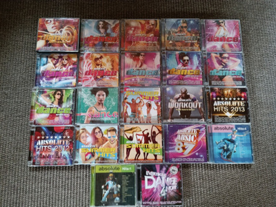 CD-levyjä.Disco,Dance, Techno 57 kpl.