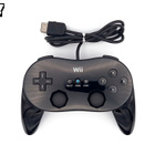 Aito Nintendo Wii Classic Pro -ohjain | Musta - pikkukuva 2