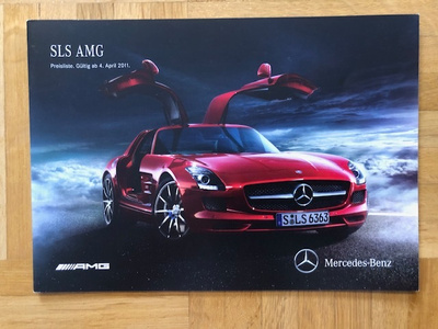 Hinnasto & lisävarusteet Mercedes SLS AMG C197 2011 - esite
