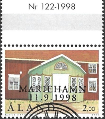 Åland 1998 Kuisteja 2,00 mk välilöpari numero EPL LaPe 146