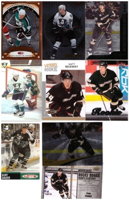 9 x ANAHEIM DUCKS Erikois/Parallel RC ym. kortteja