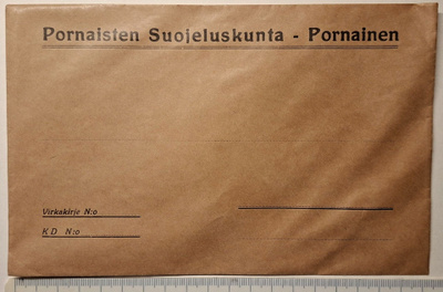 Pornainen Suojeluskunta kuori.