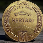Kullanvärinen merkki Mestari Vaakunnalla. Halkaisija - 25 mm - pikkukuva 2