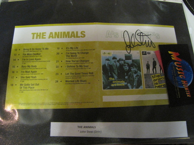 ANIMALS CD LEVYN KANNET JOHN STEELIN NIMMARILLA