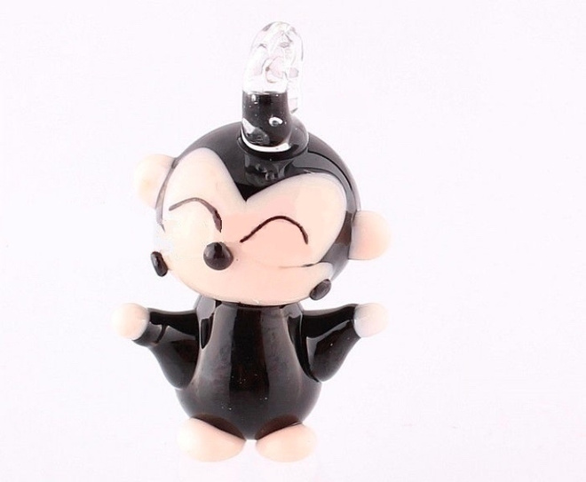 1454 .. Kaunis Käsintehty Lampwork Taidelasi .. Kaulakoru