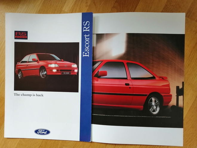 1992 Ford Escort RS 2000 esite  - KUIN UUSI