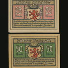 Saksa Notgeld 25, 50 Pfennig, Lünen 10.12.1918 - pikkukuva 2