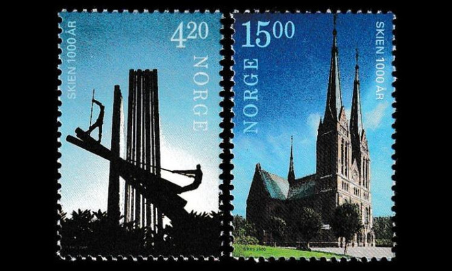 Norja 1359-60 ** Skien 1000 vuotta (2000)