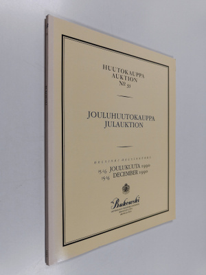 Huutokauppa auktion no 33 : Jouluhuutokauppa Julauktion :...