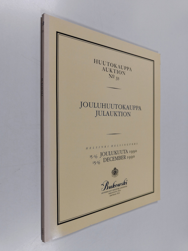 Huutokauppa auktion no 33 : Jouluhuutokauppa Julauktion :...