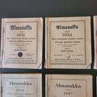 Vanhat Almanakat 1931, 1933–1937 ja 1939 – 7 kpl - pikkukuva 2