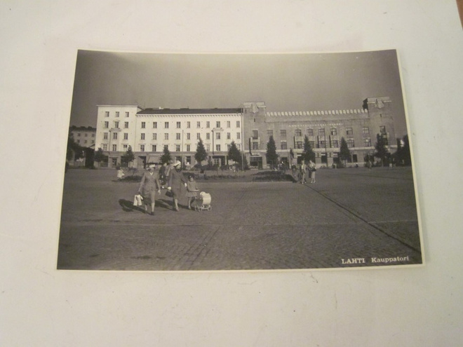 VANHA Postikortti Lahti 1950-l Alkup.Mallikappale