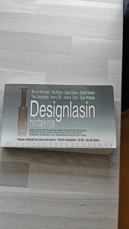 Design lasin hintakirja