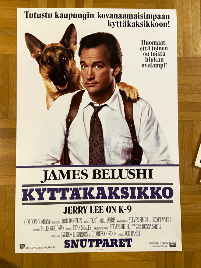 Vanha elokuvajuliste: Kyttäkaksikko