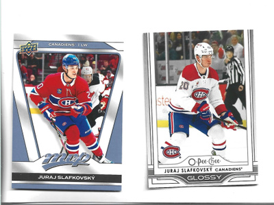 2 X JURAJ SLAFKOVSY - MONTREAL - 1 erkkari=GLOSSY #OG-2