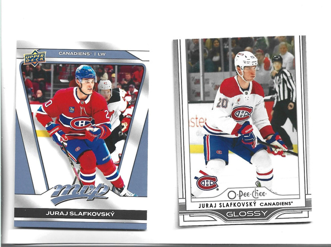 2 X JURAJ SLAFKOVSY - MONTREAL - 1 erkkari=GLOSSY #OG-2