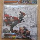MARVEL °"PALAPELI & VÄRIKYNÄT"°  /(Avengers Assemble) UUSI - pikkukuva 1