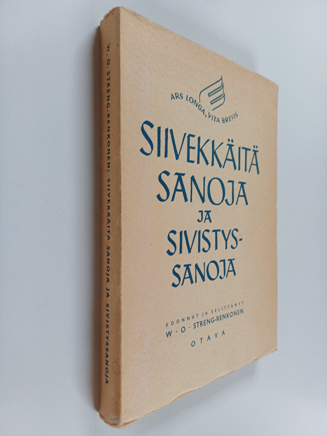 Walter O. Streng-Renkonen : Siivekkäitä sanoja ja sivisty...