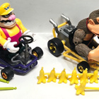 Mario Kart 64 Wario + Donkey Kong figuurit (1999, ToyBiz) - pikkukuva 1