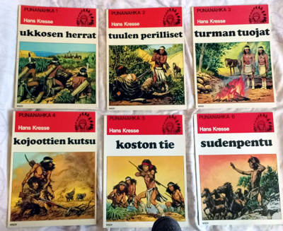 Punanahka-albumit 1-6 - Kuusi sarjakuva-albumia - WSOY 1975