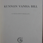 P. G. Wodehouse: Kunnon vanha Bill, Gummerus 1952. 191 s. - pikkukuva 2