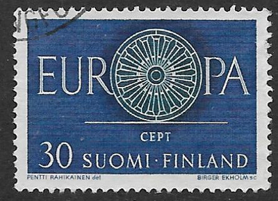 Eurooppa 1960 30mk (LAPE 525) O