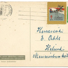 Tub Joulumerkki 1952 Lapinpoika kortilla - pikkukuva 1
