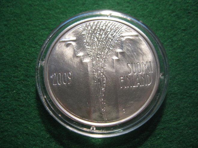 Suomi 10e hopea juhlaraha Valtioneuvosto - 2009