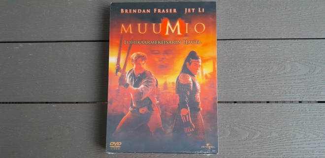 DVD: Muumio: Lohikäärmekeisarin Hauta (Brendan Fraser) UUSI