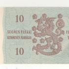 10 markkaa 1963 ilm. litt. sarja A,  SIM-AAs vl 2 , kl 10 - pikkukuva 2