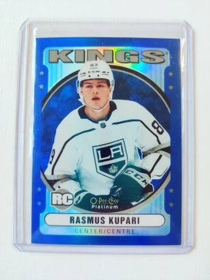 Rasmus Kupari - 21-22 Opc Platinum Retro Blue Rainbow Rookie