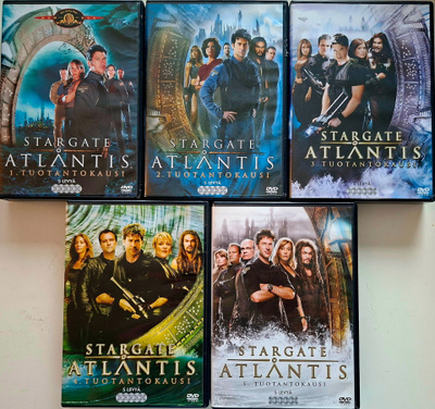 STARGATE ATLANTIS, KOKO TV-SARJA, KAUDET 1-5 DVD