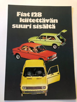 Myyntiesite - Fiat 128 - 5/1978