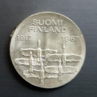 Suomi, 10 markan hopeinen juhlaraha 1967, Itsenäisyys - pikkukuva 2