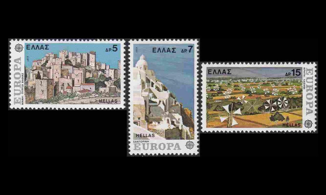 Kreikka 1263-5 ** Europa maisemia (1977)