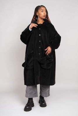 rundholz takki, samettia, koko M oversize L-XXL