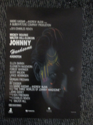 Johnny Handsome - Kasvoton (1989) - vanha elokuvajuliste