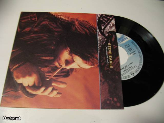 Steve Earle feat. Pogues Johnny Come lately 7 45 Saksa ps