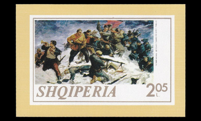 Albania 1634BL47 ** Maalaukset (1973)