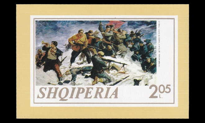 Albania 1634BL47 ** Maalaukset (1973)