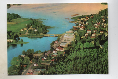 Sulkava: ilmakuva silta (Velj.Karhumäki 922)