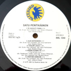 Satu: Ei huolet paina, 1986 LP VG+ - pikkukuva 4